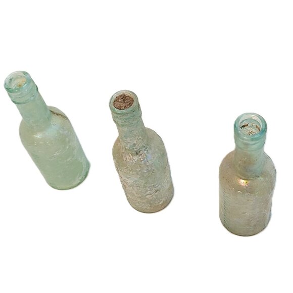 Antique Vintage Lea & Perrins 7.5" Tall Bottle Set C Farmhouse Decor - Picture 5 of 9